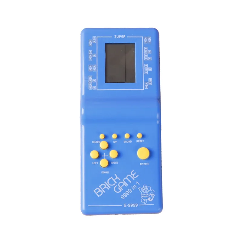 

Mini Cheap Classic Handheld Game Console Russian Blocks Game Console with Built-in 23 Retro Puzzle Brick Building Games
