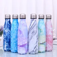 

500ml Chilly Double walled Insulated Vacuum Flask Stainless steel Water bottle Cola shape Sport bottle