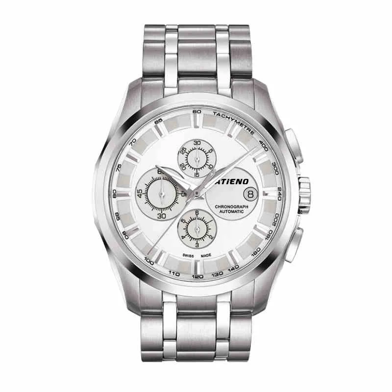 

High Quality High-end Luxury 100m Water Proof Japanese Automatic Movement Stainless Steel Case Wrist Watch for Men