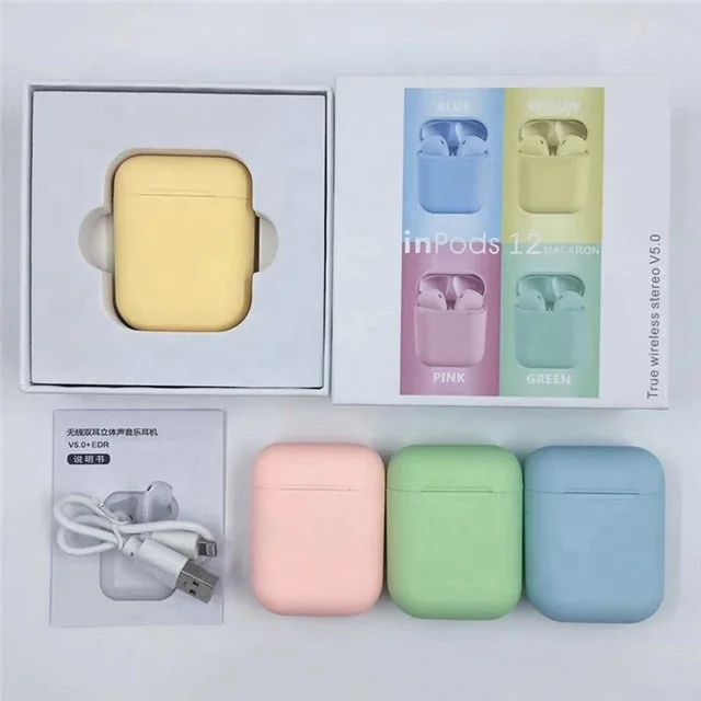 Bluetooths Earphone InPods 12 5.0  i pods headphones inpods12 tws