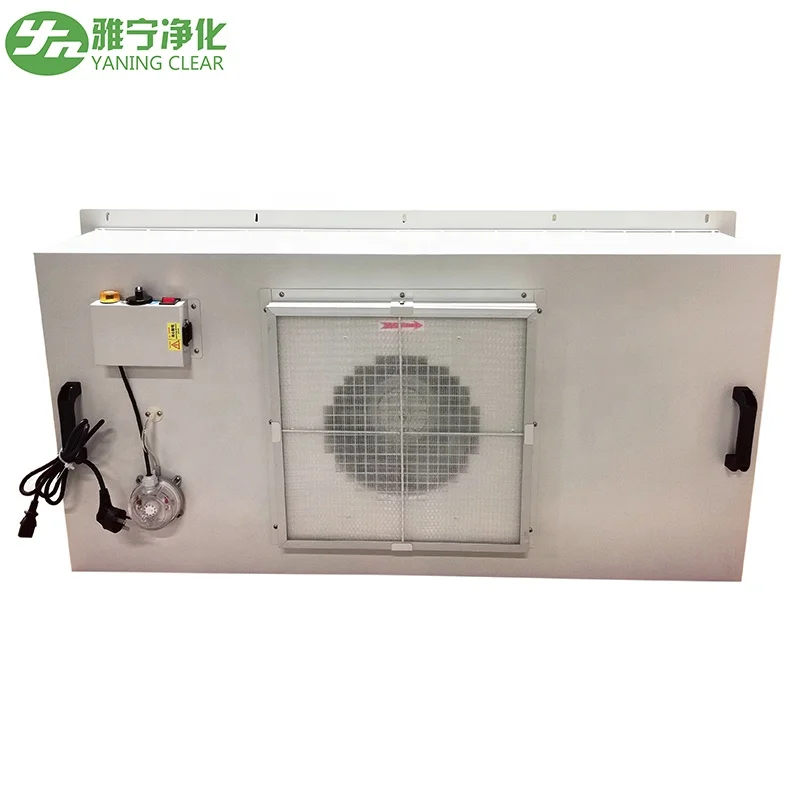 

YANING Clean Room Mushroom Air Diffuser Grilles Filter Replacement Alarm Laminar Flow FFU Hepa Fan Filter Unit for Cleanroom