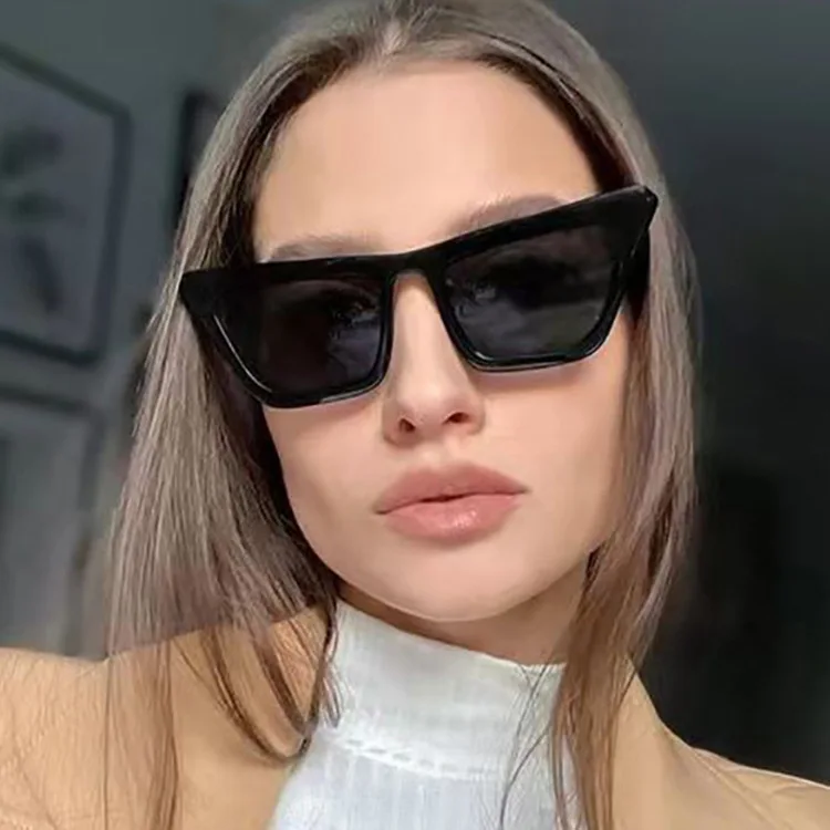 

DL Glasses new arrival hip-hop oversize cat eye sunglasses candy color drop shipping customizable gafas de sol 2022, Picture colors