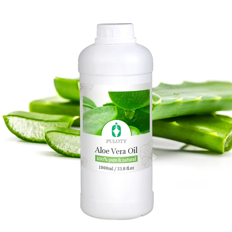

100% Cold Pressed Carrier Oil Aloe Vera Skin Care Hair Care Oil Light Yellow Pure Aloe Vera Oil