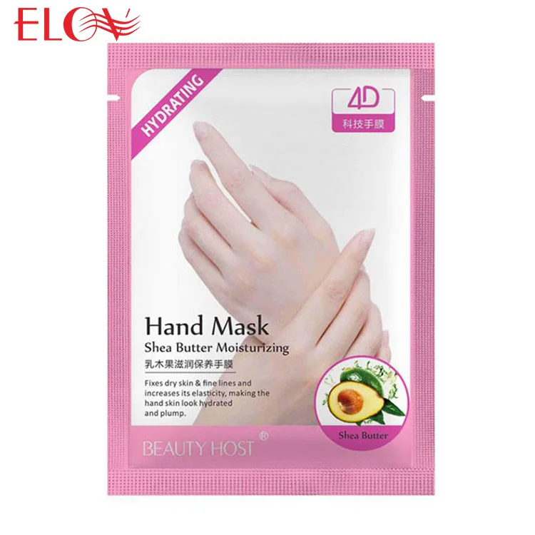 

Natural Shea Butter Gloves Cuticle Softener Repair Dry Rough Skin Hydrating Whitening Moisturizing Hand Care Sheet Mask