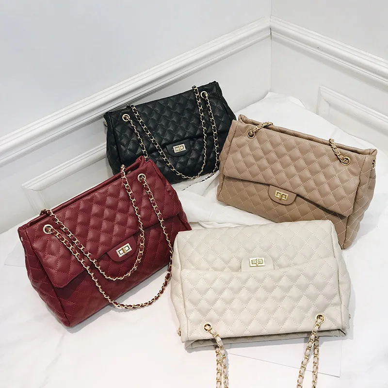 

Luxury Big Capacity Tote Handbags Famous Chain Purses High Quality Bags for Women
