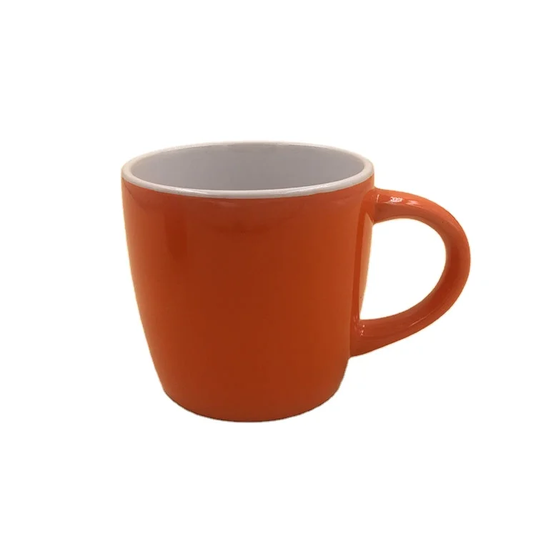 

colored custom logo print 11oz white coffee cups ceramic mug, Customized