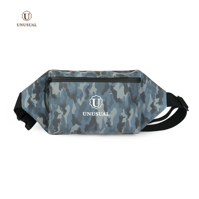 

Custom cute multi black sports running belt waist bag, Blue, pink,green