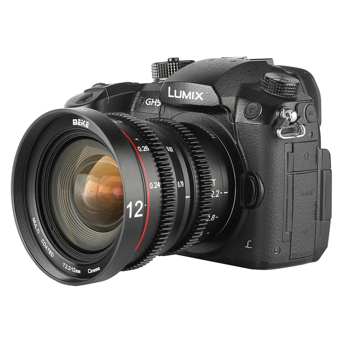 Source Meike MK-12mm T2.2 Large Aperture Manual Focus Cinema Lens