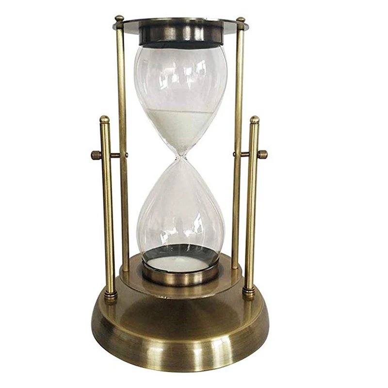 

30 minute rotate metal hourglass souvenir sand clock
