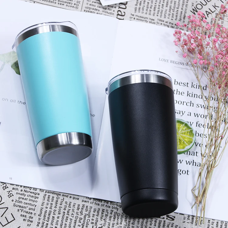 Double wall tumbler 20oz 30oz stainless steel insulated tumbler rtic thermal vacuum tumbler