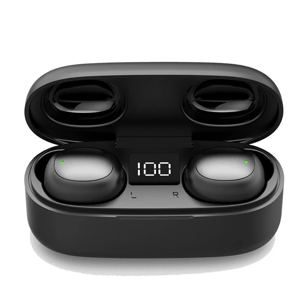 TWS GW13 Touch Control Bluetooth 5.0 Earphone Wireless Earbuds LED Digital Display HD Stereo Noise Cancelling Headset With Mic - ANKUX.COM