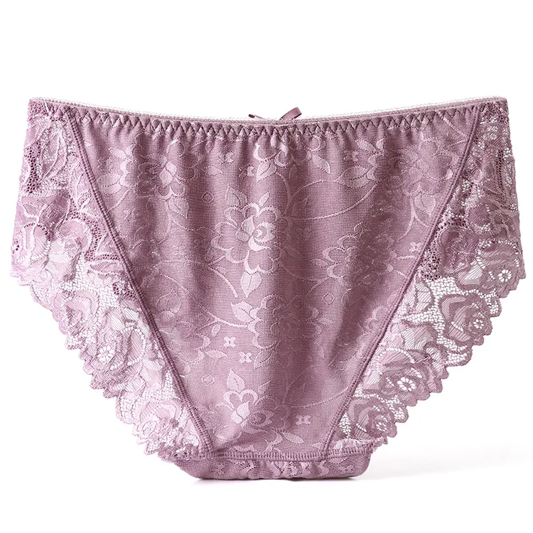 

hottest sale Women panties Ladies Briefs Ice Silk Sexy Lace Panties Seamless Transparent Underwear lingerie, As the picture show