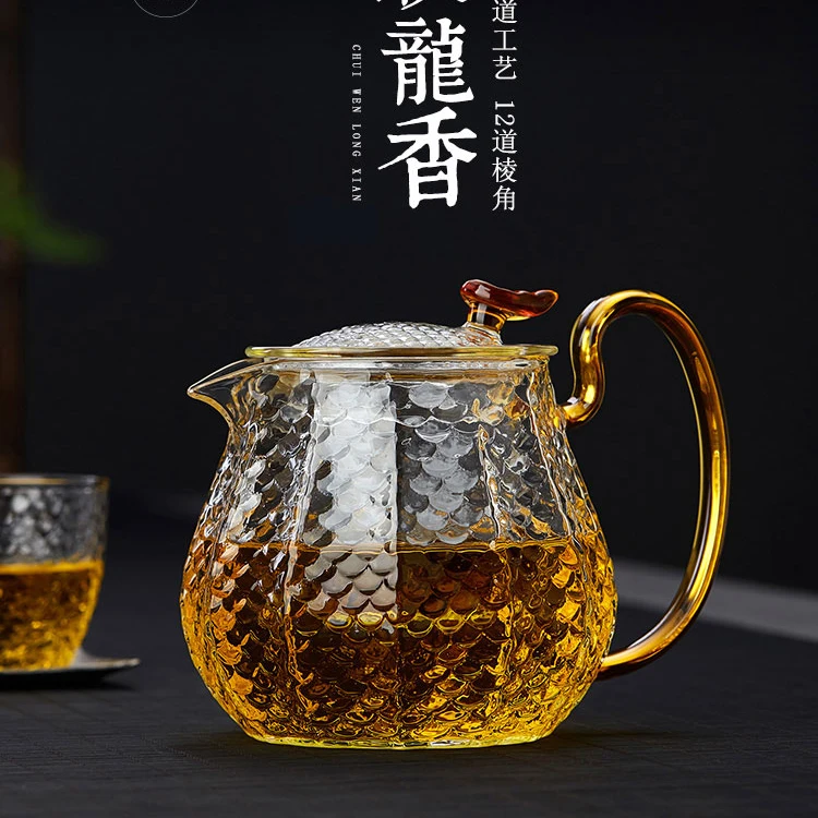 
Chinese 600ml High Borosilicate Glass Teapot With Infuser 