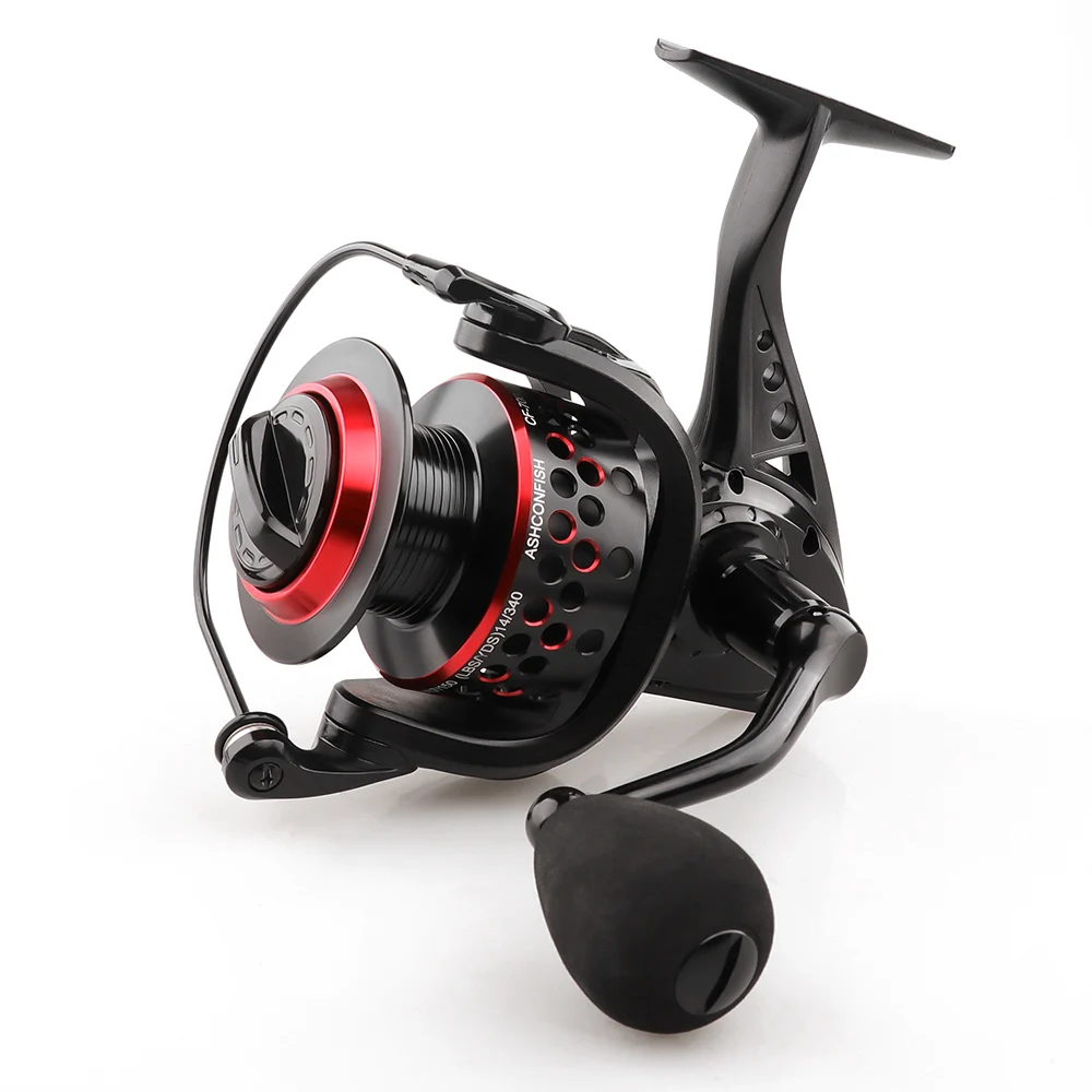 

Fishing Spinning Reel Cheap Rod and Reel Combo Fishing Reels Hot Selling at Asia Factory Manufacture Various Gear Ratio 5 2 1, Black