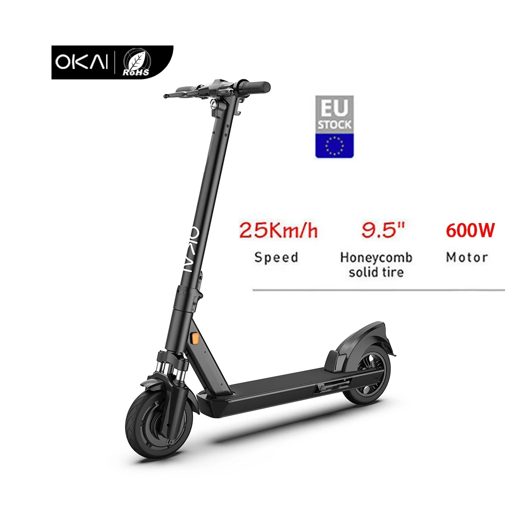 

OKAI ES200E Factory sale various High Speed 100KG load Electric Scooter 2 Wheel Off Road For Adults, Black