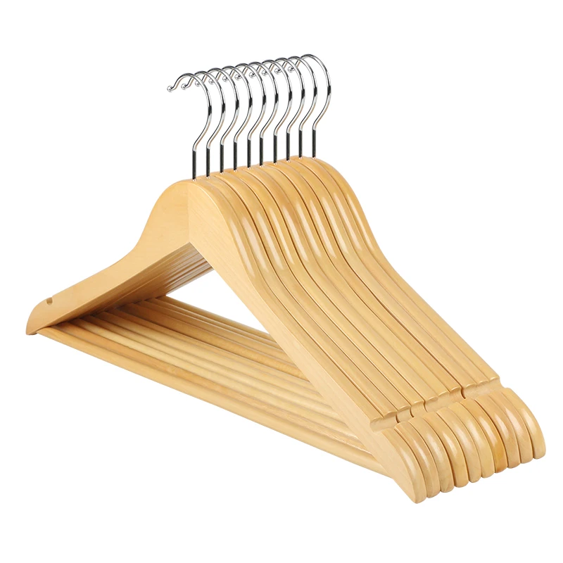 

Custom Boutique Durable Anti-slip Wooden Clothes Hangers For Clothing wood hangers for clothing