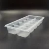 Custom disposable tray compartments blister package PP plastic frozen dumplings tray