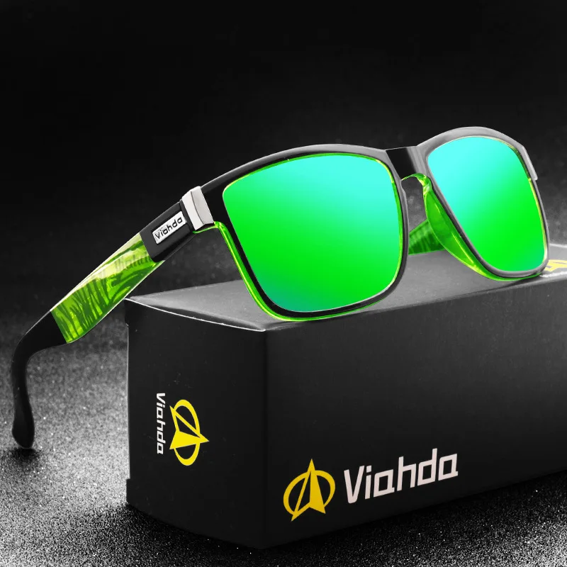 

Viahda Brand Design Polarized Sunglasses Men Driving Shades Male Sun Glasses For Women Spuare Mirror Summer UV400 Oculos, Picture colors