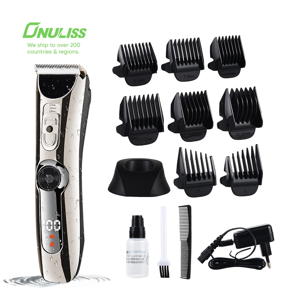 

Factory Wholesale Hair Trimmer Cut Machine Wireless Metal Electric Clippers Men Cordless Professional Hair Clipper