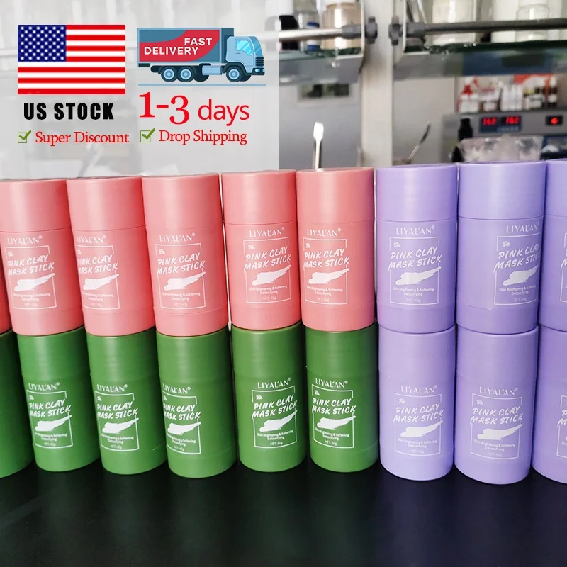 

Original Oil Control Cleansing Purifying Clay Mask Green Tea Mask Stick For Face