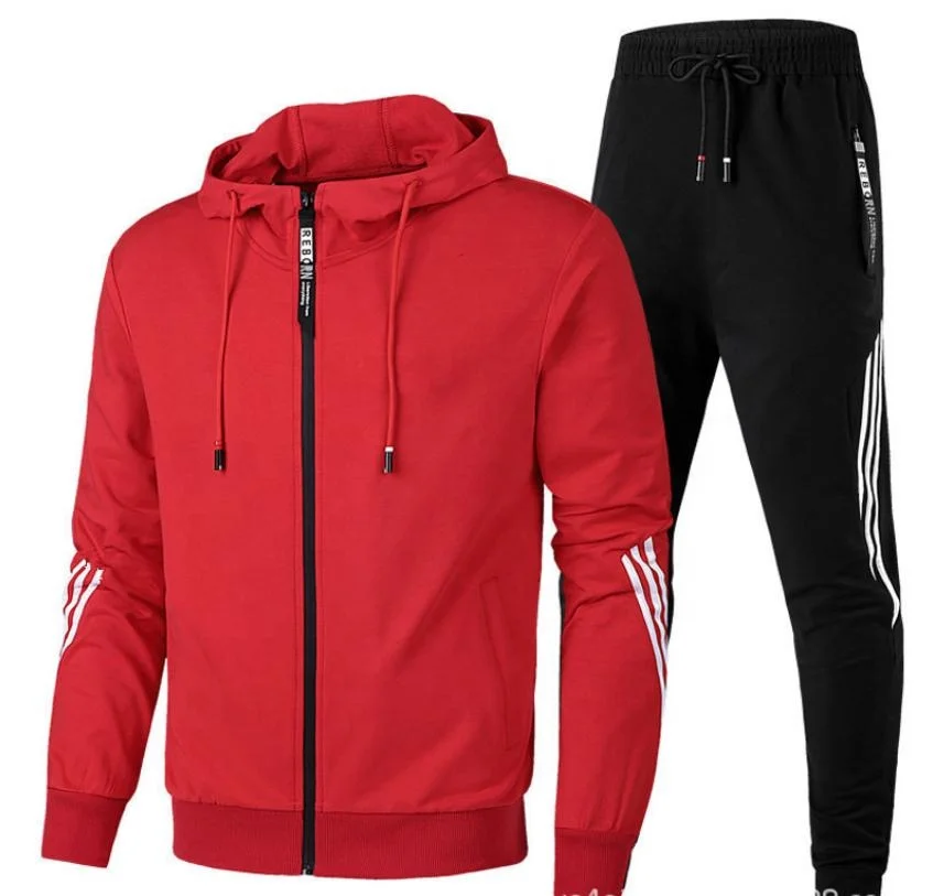 

Spring Autumn jogger Sportswear Man Set Suit