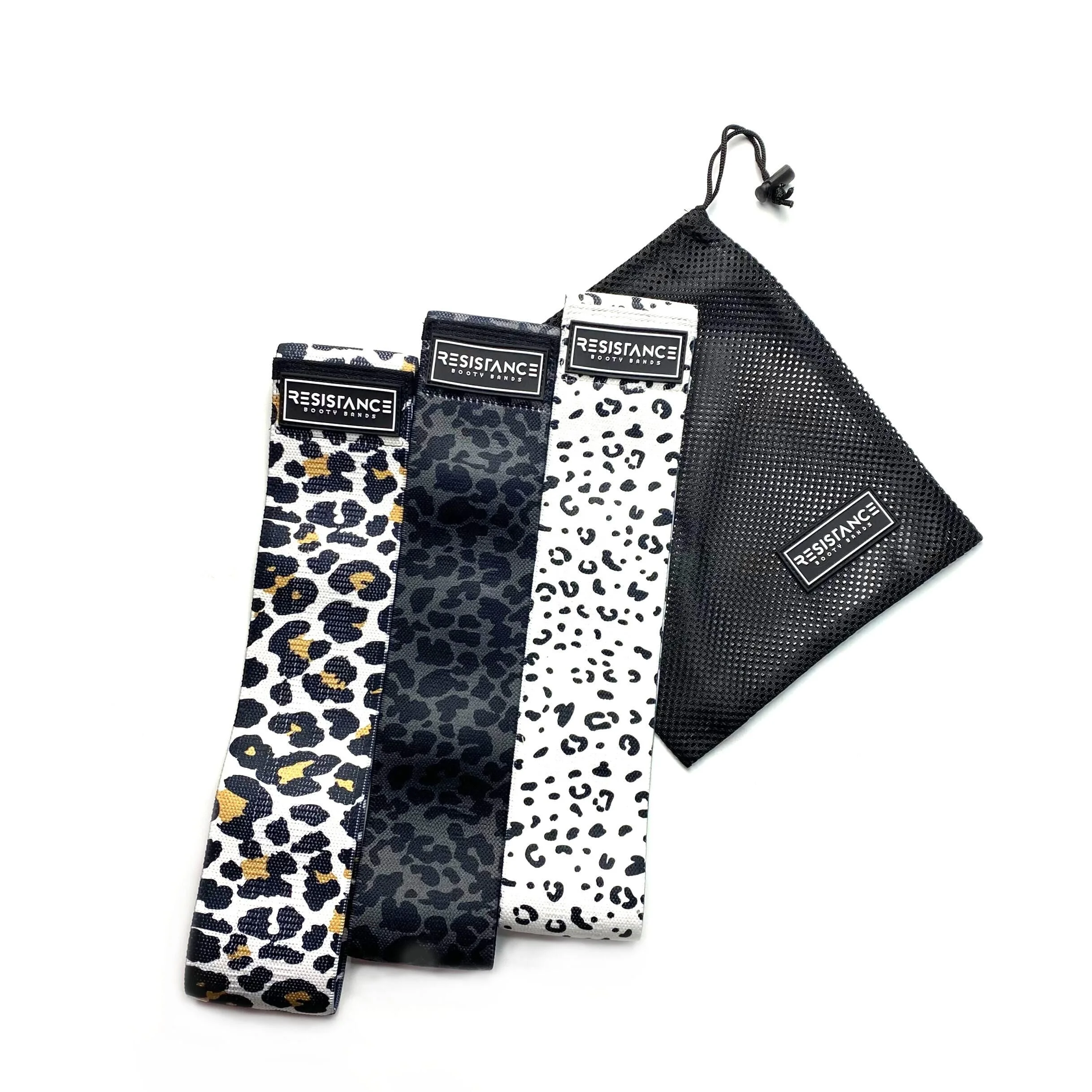

2021 Unisex Leopard Print Hip Fitness Equipment Booty Resistance Band Set, Customized color avaliabled
