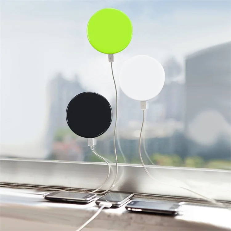 

Window Solar Charger Round MiNi Solar Battery Power Bank for Mobile Phone