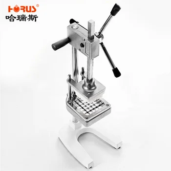 

Durable French Fries Cutting Machine Onion Vegetable Fruit Cutter Potatoes Machine Vertical French Fries Cutter, Silver
