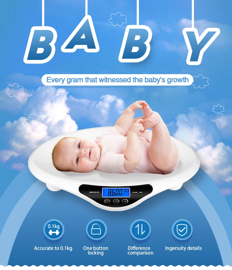 Digital With Music Balance Electric Weighing Electronic Infant Medical