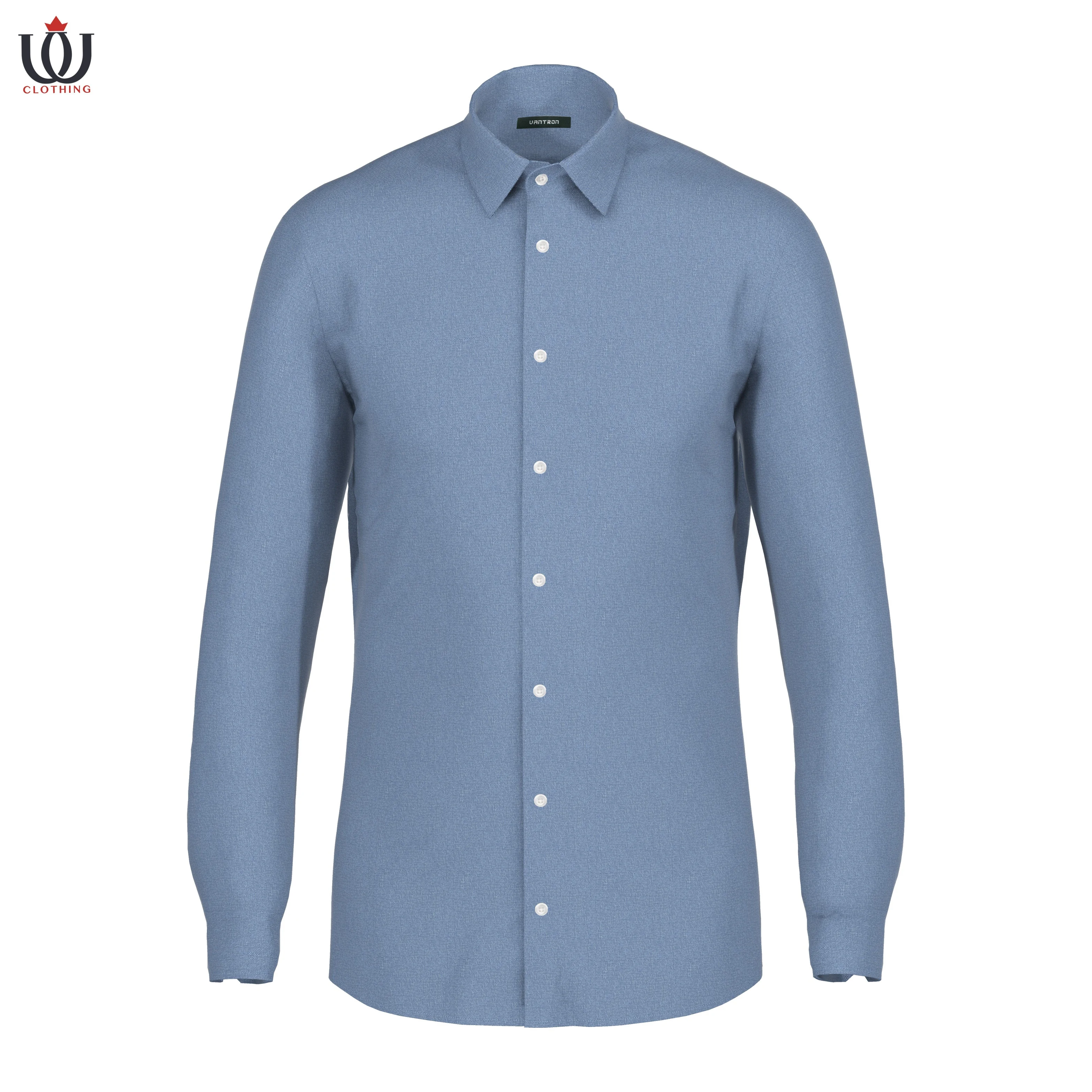 Highend Men's Dress Shirts 2020 Long Sleeve 100 Cotton Dobby Buy