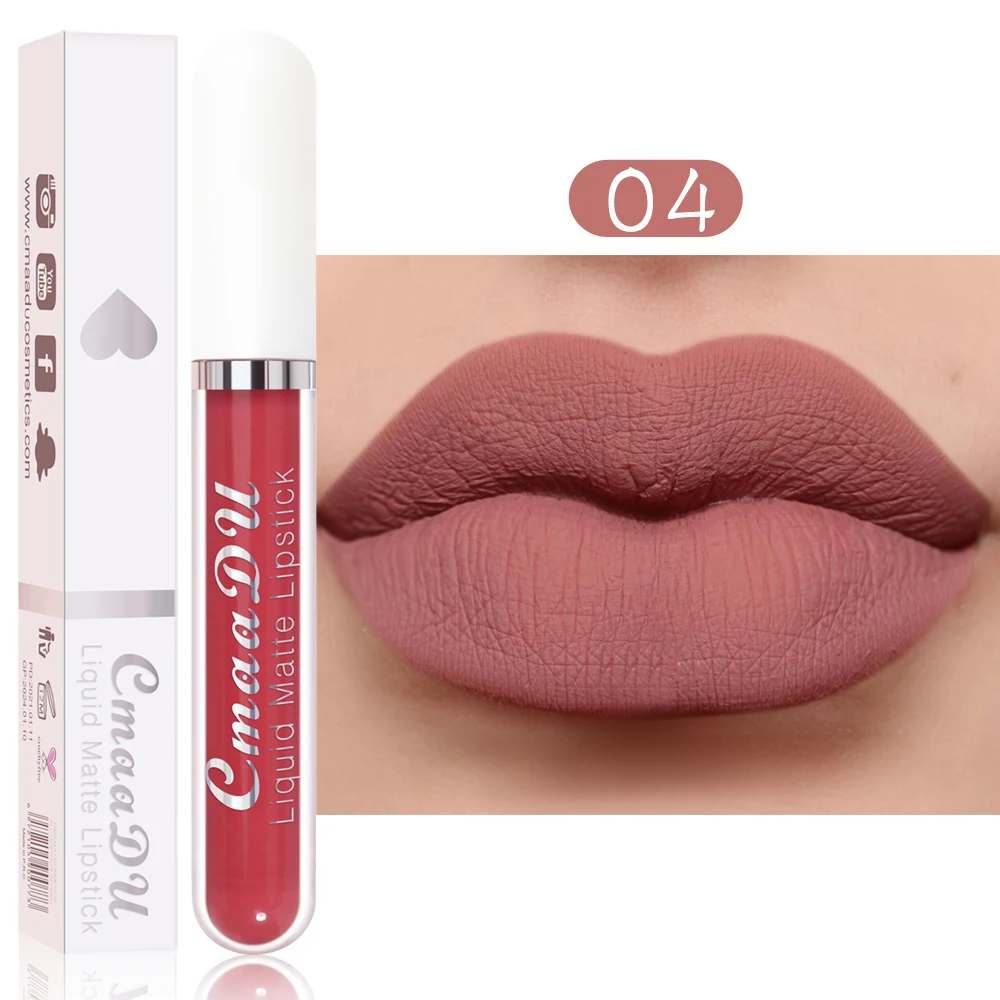 

2021 Liquid Lipstick hot Selling Matte Waterproof Lipstick, 18 color