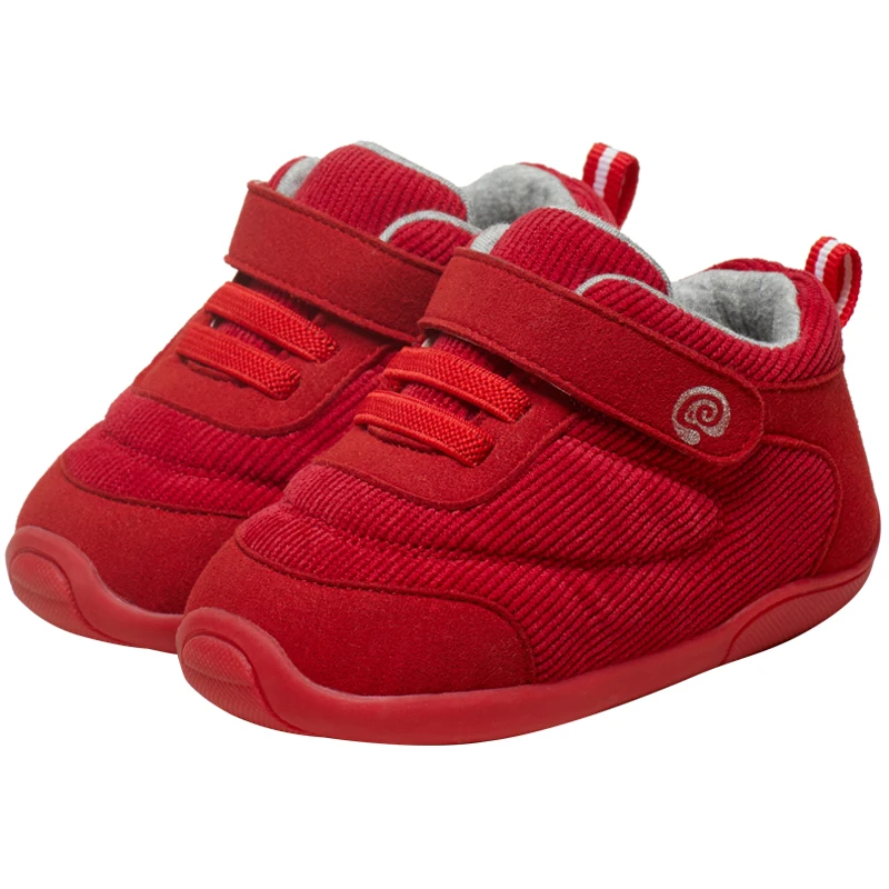 

Hot-Selling Fashion infant Shoes warm baby prewalker shoes soft outsole cute casual shoes, Pink,red,blue or customized