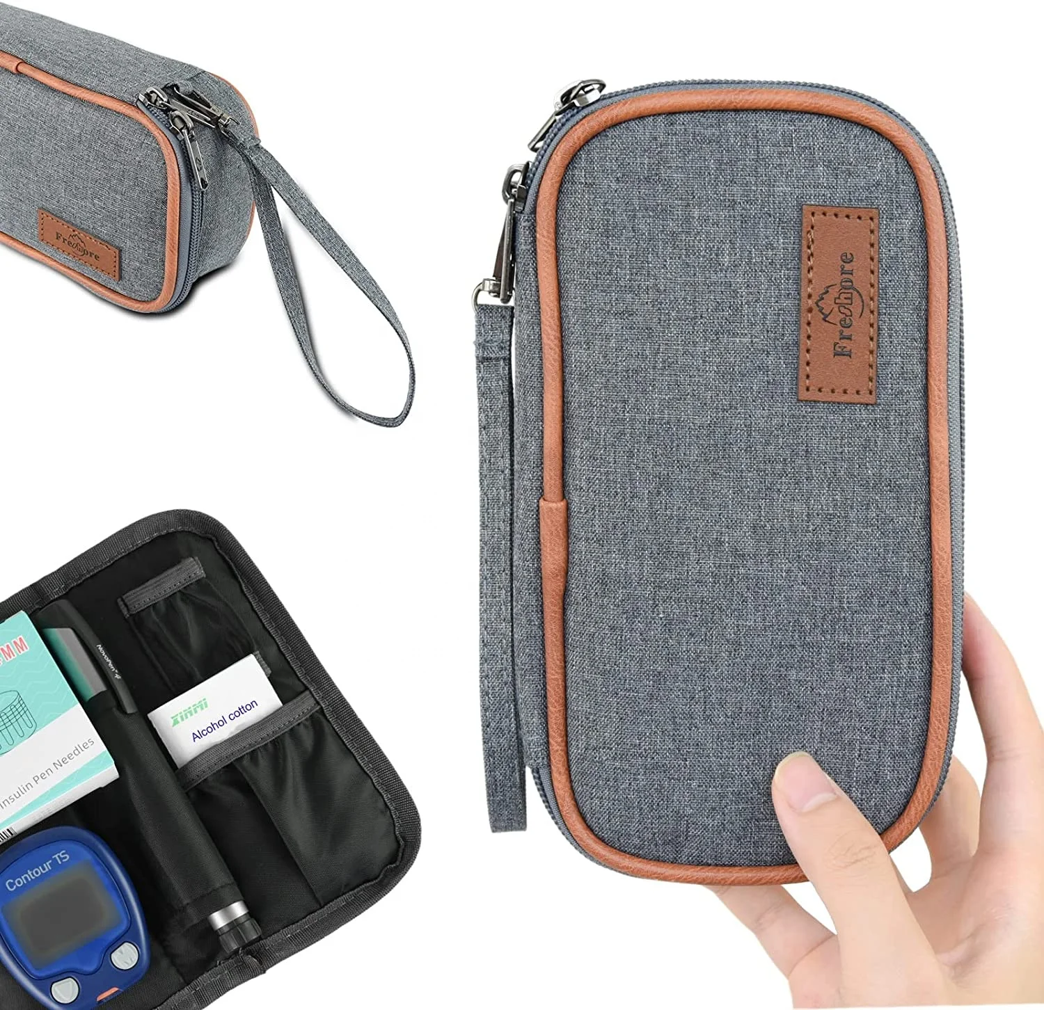 

Insulin Pen Carrying Case Portable Medical Cooler Bag for Diabetes with Protective Ice Brick - Convenient to Changing Needles wi, Customized color