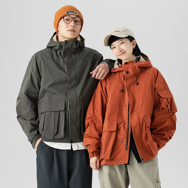 

Fashion Coat Factory Draw-string Hoodies Overcoat Casual Men's Coats Custom High Quality Men's Winter Coats, Black