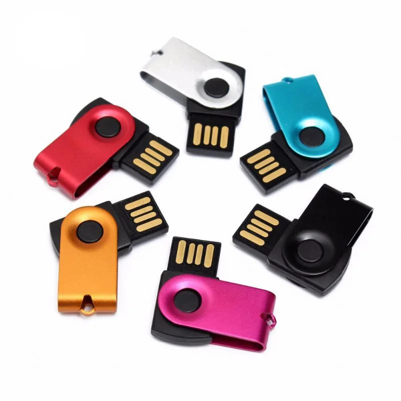 

Wholesale Cheap Custom Mini Swivel Metal USB Flash Drive 16GB U Disk, Black, blue,, golden, green, orange, pink, purple, red, silver, yellow