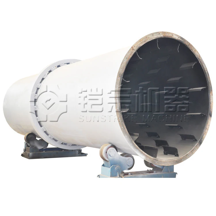
River Sand Coal Cassava Chips Drying Machine Sludge Rotary Dryer 