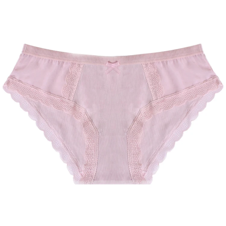 

Wholesale Top Quality Mid-Waist Cotton Young Girl Panties Nylon Comfortable Women Panties