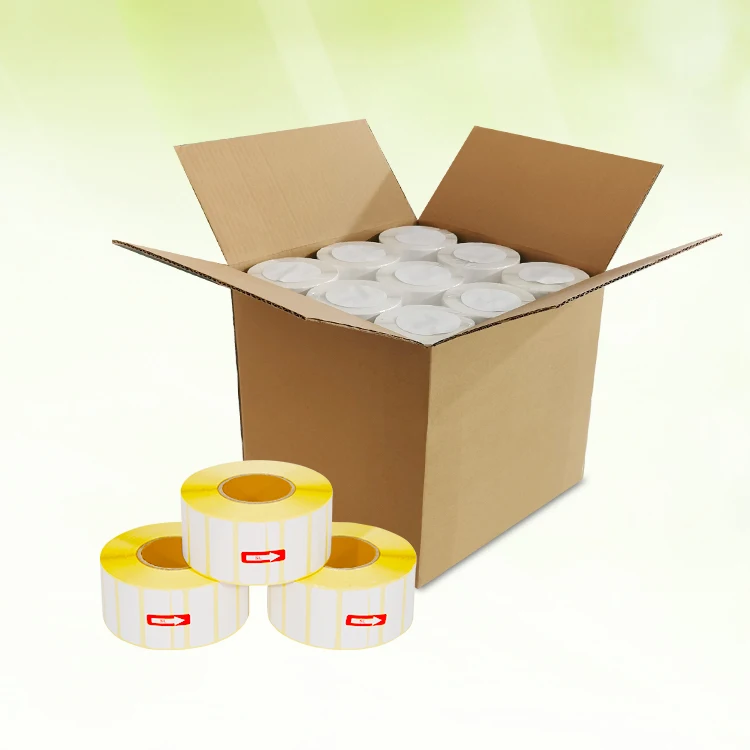 

Blank Self Adhesive Direct Thermal Roll Logistics Package Printing Sticker Label