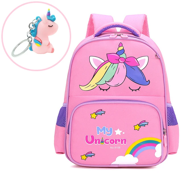 

new Cute cartoon school bag for girls manufacturers bag student unicorn school waterproof backpack, Customized color
