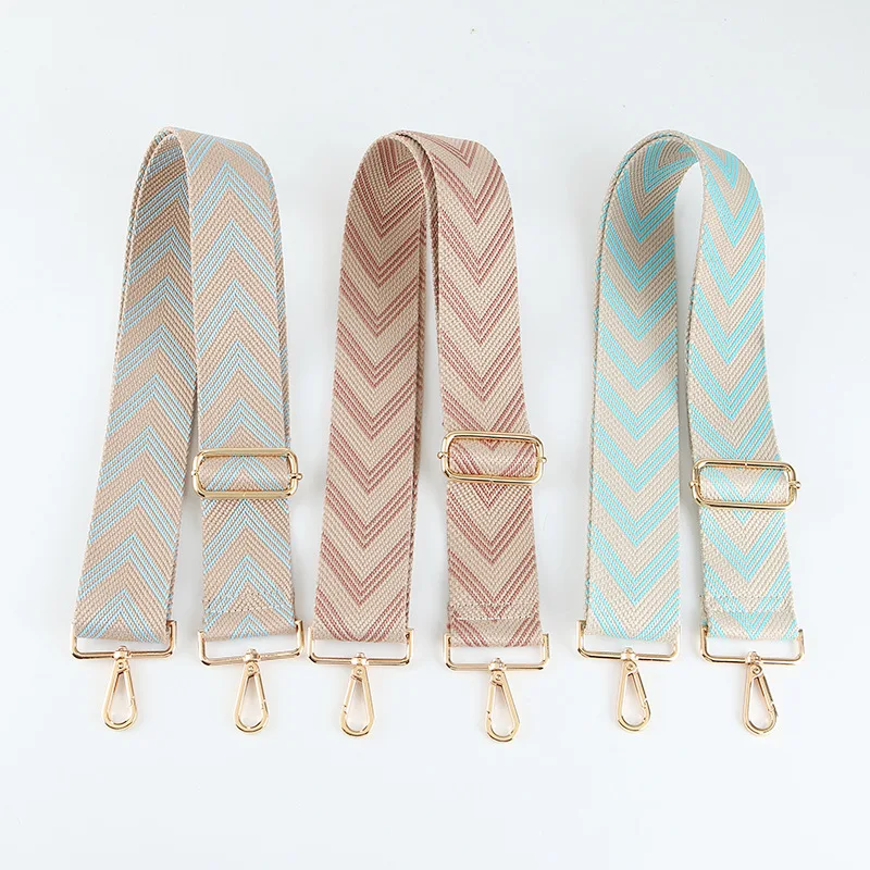 

2 Inches Wide Arrow Design Woven Webbing Bag Straps Shoulder Strap For Crossbody Bags, As picture