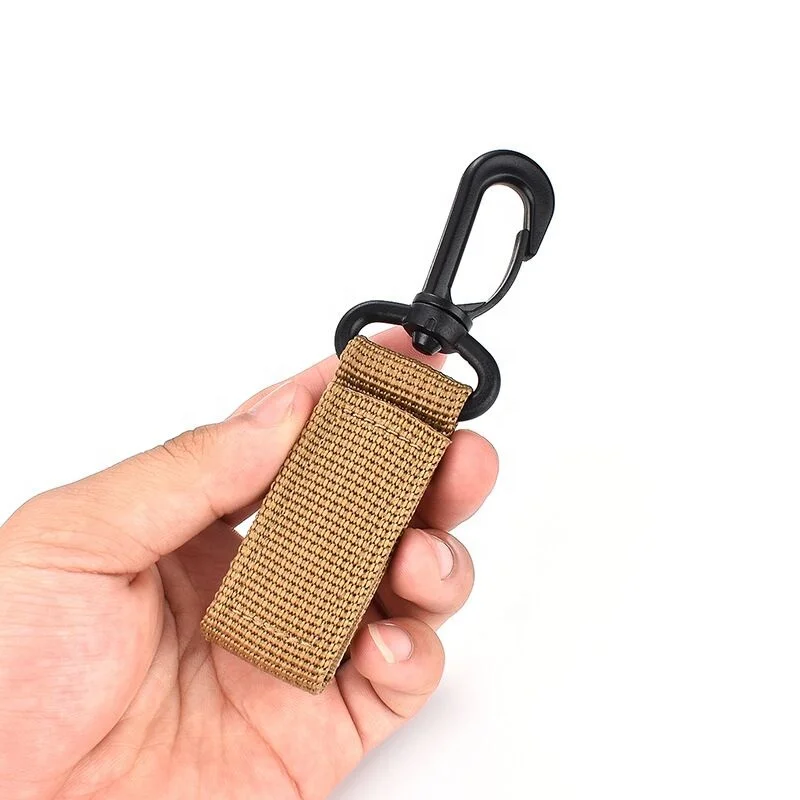 

Bag belt swivel snap hooks rotate webbing backpack buckles