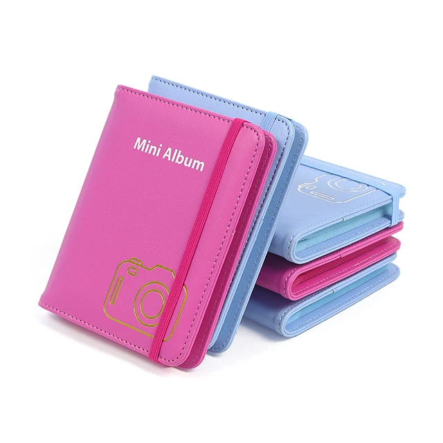 
2020 design album portable mini instax red color photo album 