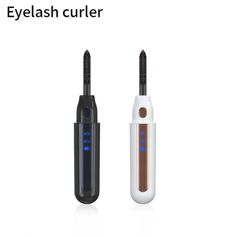 

Hiterf Ast Heating Electric Eyelash Heat Curler Electric Temperature Japanese, White black