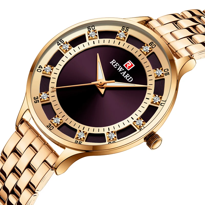 

REWARD Watch Quality Fashion Luxury Brand Ladies Quartz Casual water resistant Women Watches Female Clock Relogio Feminino