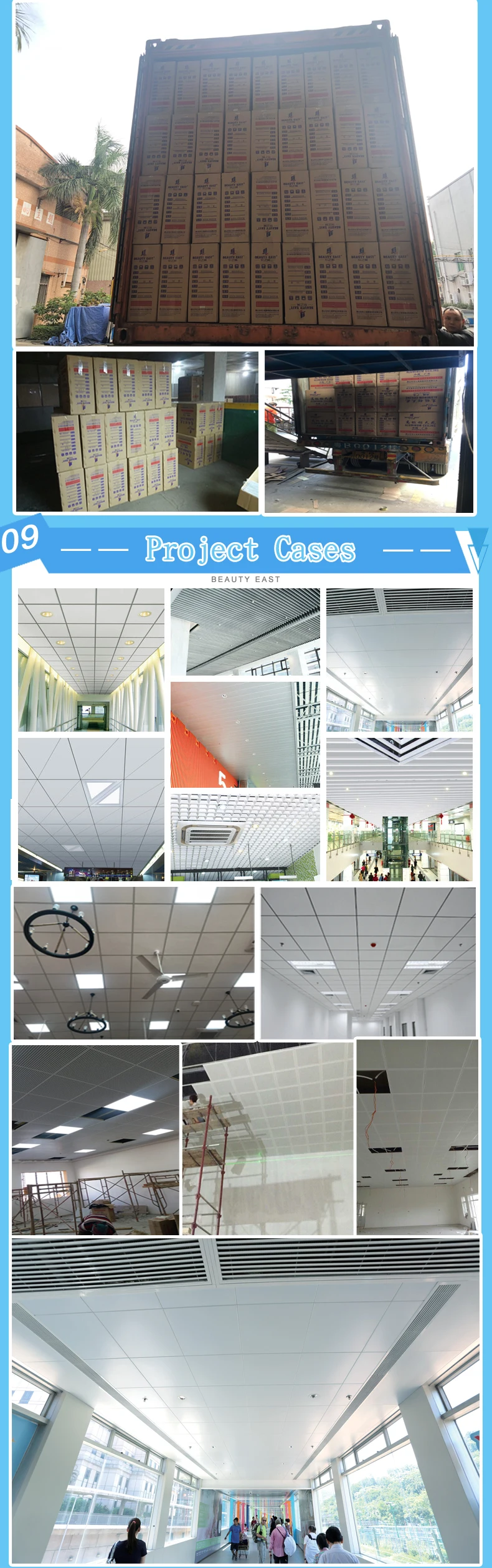 Widely Used  ALUMINUM OPEN CELL CEILING for Roof Decorations