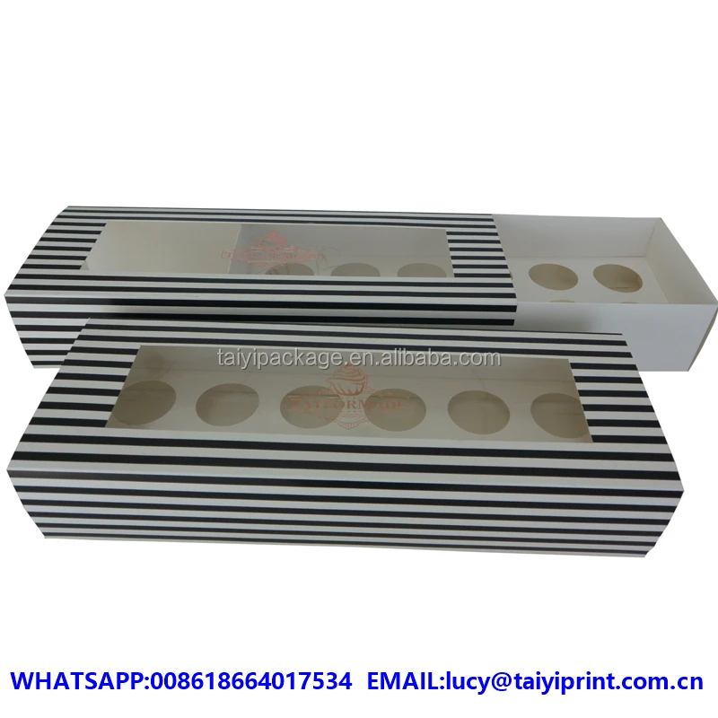 custom printed cupcake gift box