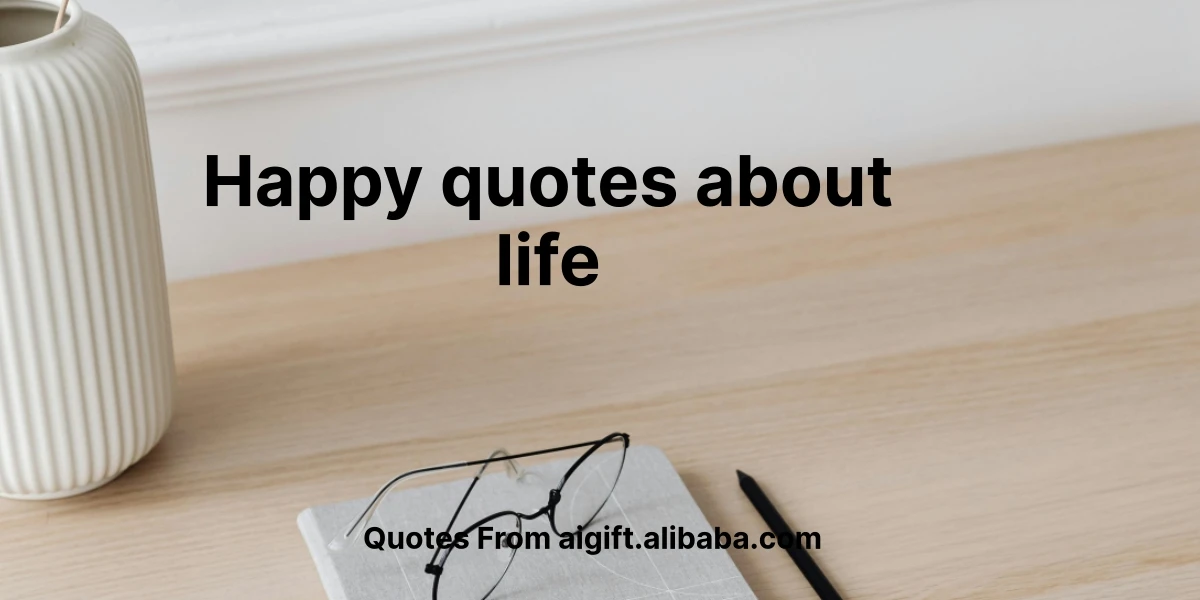 happy quotes about life