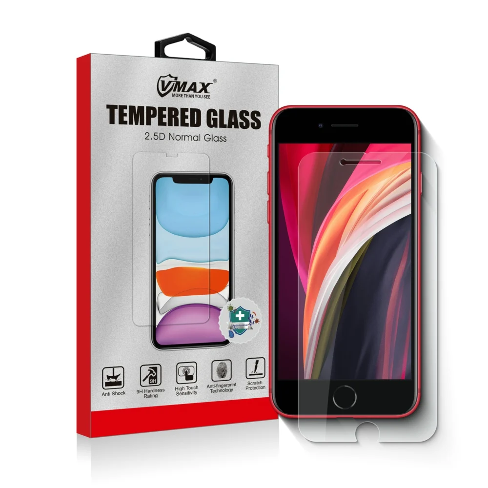 

Hot selling wholesale glass screen protectors mobile tempered screen protector glass For Iphone SE2