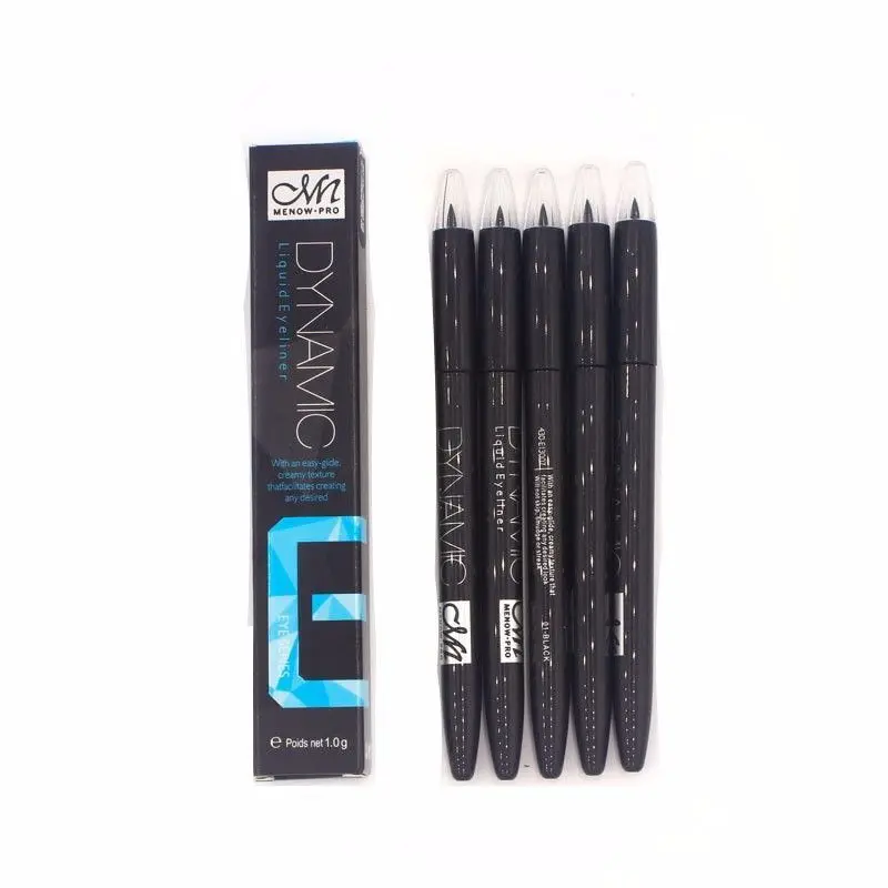 

Menow Brand high quality Matte perfect dynamic Waterproof Liquid Black Eyeliner pencil Eye Liner Makeup Cosmetics E13007