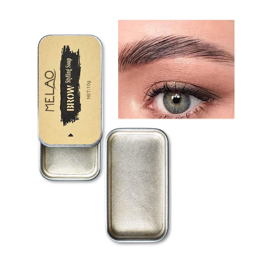 

OEM ODM private brand 3D eyebrow styling soap transparent long lasting natural eyebrow soap brow soap, White